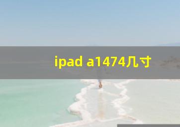 ipad a1474几寸